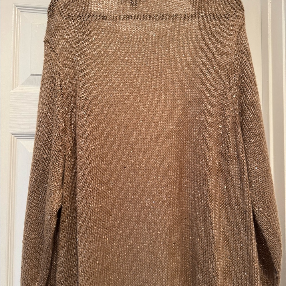 Ellos Gold Long Knit Cardigan - Picture 4 of 4
